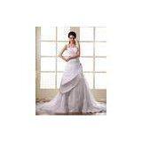 Customized Unique Women Flower Lace Wedding Dress Withopen Back thumbnail-1