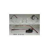 Red Frameless Titanium Optical Frames For Reading Spectacles , Beta Titanium