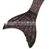 Black Swimwear Mermaid Tail With Swim Fin for Boys thumbnail-2