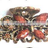 2015 Fashion Women Red Rhinestone Alloy Hair Claws thumbnail-2