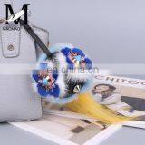 Fashionable High Quality Bag Charm Owl Keychains Luxury Car Keychains Pendant of Mink Fur thumbnail-3