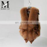 2017 Fashionable Women Real Fur Sleeveless Coat Women Genuine Fox Fur Vest thumbnail-3