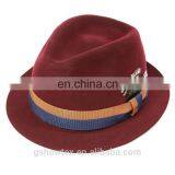 German Oktoberfest Decorations Alpine Hat 100% Wool Felt Hat Bodies With Feather Decoration thumbnail-2