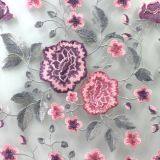 Factory Direct Blossom Embroidered Bridal Tulle Lace Fabric for Dress thumbnail-1