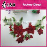 New Design 3D Red Flower Applique XY-6 thumbnail-3