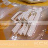 Clear Plastic Zipper Bag , PE Carrier Hard Loop Handle Plastic Bags thumbnail-2