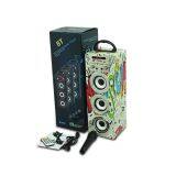 New Style Graffiti Wooden Bluetooth Speaker Portable Outdoor Wireless Speaker thumbnail-5