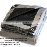 Black Silver Heavy Duty Tarpaulin - Made in Vietnam