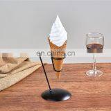 Fake Snack Decoration Props Simulation Dummy Ice Cream Waffle Cone Sample Mould Display With Snack Rack thumbnail-7