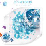 Nail Supply Maimerd Scale Nail Mix Size 1mm 2mm 3mm Round Shaped Nail Art Glitter Paillette Sparkling Spangles