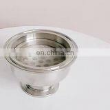 4" to 1.5" Hemispherical Reducers With Tri Clamp Filter Plate With Ring