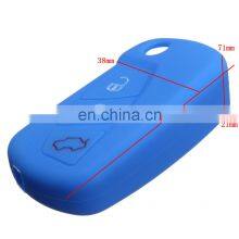 16 Color Silicone 3 Button Remote Flip Key Case Fob Cover Protect Holder For Ford KA thumbnail-5