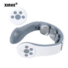 Intelligent Voice Call 3D Neck Massager Remote 2 Level Infrared Heating Pain Neck Care Massager thumbnail-5