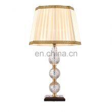 Modern Crystal Glass Bedside Table Lamp Factory Direct Wholesale Cordless Crystal Table Lamp With 3C