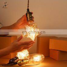 Vintage Edison Light Bulb S125 E27 40w Star Shape Edison Lamp Bulb 220V
