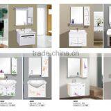 High Glossy Bathroom Cabinet With Mirror thumbnail-5