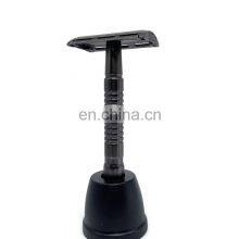 High Quality Metal Long Handed Double Edge Razor Stainless Steel Gents Safty Razor thumbnail-4