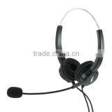 Binaural Rj9 Call Center Telephone Headset thumbnail-1