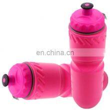 Non-Toxic Pink Color Plastic Sports Water Bottle thumbnail-5