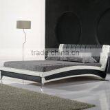 MUSES Bedroom Furniture 100%The First Layer of Leather Bed Design Furniture
