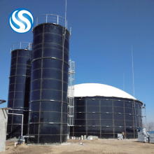 WS brand waste water storage tank with enamel coated use for  wastewater treatment plant