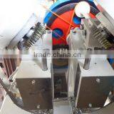 HAS VIDEO 195 Cycles 2 Heads Electric Paper Bag,Non Woven Bag,Shopping Bag Semi Automatic Eyelet Punch Machine thumbnail-2