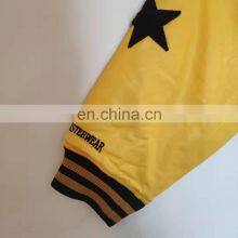 Custom Satin Varsity Jacket/ Custom Made Satin Varsity Jacket/ Satin Baseball Varsity Jacket thumbnail-4