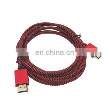 Slim Design Braided Jacket 2m High Speed HDMI 2.0 Cable HDMI Cable 4K 60Hz thumbnail-3