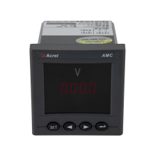 Acrel DC Programmable Voltmeter AMC72-DV Primary Voltage 300V LED Display thumbnail-2
