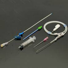 Single Double Triple Lumen Peripherally Inserted Central Venous Catheter Kits, 14G 16Ga 18Ga 20Ga 4F 5F 7F 8F Catheterization CVC Tube thumbnail-1