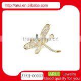 Wedding Invitation 2014 Rhinestone Ladies Gold Dragonfly Brooches thumbnail-1