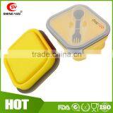 ECO-friendly Silicone Collapsible Lunch Box Equipped With a Fork thumbnail-5
