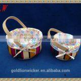 SET OF 2 WOODCHIP BASKET thumbnail-2