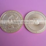 personalized custom Russian golden metal coins for celebrating