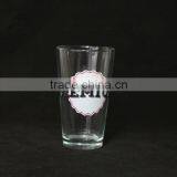 16OZ Clear Beer Glass Cup Tumbler;