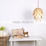 Wooden LED pendant light JK-8005B-29 2016 New Design Artichoke wooden bamboo pendant lighting