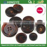 Sedex Audited Factory 2 Pillar ox Horn Button, Real Horn Button