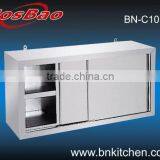 Commercial Stainless steel Wall mounted kitchen cabinet/storage cabinet for restaurant