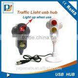 Desktop Street Traffic Stop Light USB Hub With Red Yellow Green Lights thumbnail-1