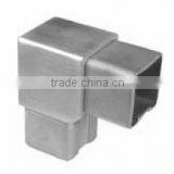 Stainless steel square flush joiner, square tube joiner, square elbow, square tube connector