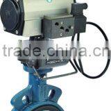 Wafer Butterfly Valve With Actuator