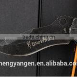 OEM Browning B49 Outdoor Multifunctional Camping Hunting Survival Folding Blade Knife/knives thumbnail-3