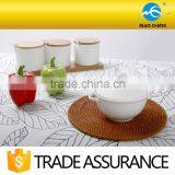 White Chafing Fine Porcelain Soup Tureen for Hotel thumbnail-1