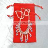 Jewellery Drawstring Velvet Pouch thumbnail-1