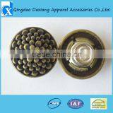 New Design Flower Metal Buttons for Jeans
