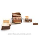 2015 Hot Sale Wooden IQ Intelligent Puzzle Magic Puzzle Kongming Lock Brain Teaser Magic Box thumbnail-2