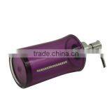 Elegant Purple Bathroom Plastic Bottle With Pump Dispenser thumbnail-4