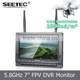 Anti Reflective Matte Screen rc Mini Quadcopter 7 Inch Fpv Monitor Dvr 32ch Module Camera Helicopter