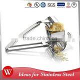 Hot Sale Stainless Steel Kitchen Rotary Grater Multi-functional Round Cheese Grater thumbnail-2
