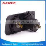 2.0A/1.0A Dual USB Port Car Charger Socket Outlet 12V LED Digital USB Voltmeter Waterproof Design thumbnail-5